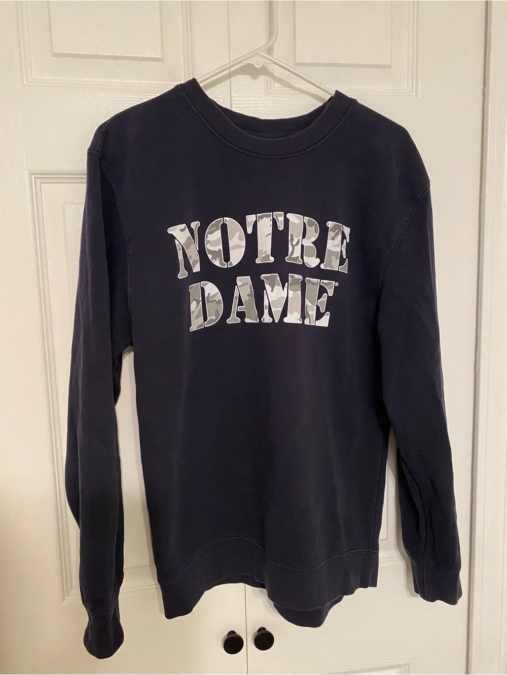 Notre Dame Camo Crewneck Sweatshirt